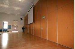 China Decorative Surface Operable Folding Partition Walls ,  Sound Insulation Partition Panel supplier