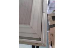 China Customized Slimline Aluminium French Doors White Anti Theft supplier