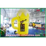 Giant Custom Inflatable Beer Bottle Cup With CE / UL Blower Oxford Cloth for sale