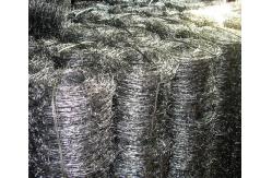 China Rustproof Double Wire Twist Braided 12 Gauge Barbed Wire Coil BWG12xBWG12 supplier