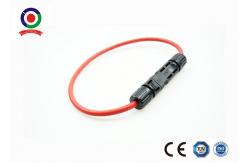 China Flexible 4mm2 Solar Panel Extension Cable Quick Connect With  Connector supplier