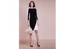 China Fashion Women Business Dress With Long Sleeve supplier