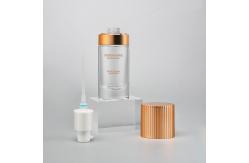 China Clear 30ml Liquid Foundation Bottles Glass Pump Frosted Surface supplier