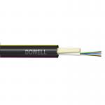 2 FRP Aerial 6 Core Fiber Optic Cable 8 Cores GYTS Fiber Cable for sale