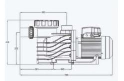 China 2023 Plastic 1HP Swimming Pool  Pumps For Swimming Pool Equipment supplier