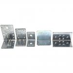 Custom L-Shaped Carbon Steel Angle Mounting Bracket Sheet Metal Stamping Corner Bracket for sale