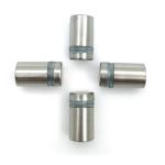 Satin Drawing Standoff Screws Stainless Steel Edge Grip Sign Holder Glass Standoff for sale