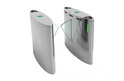 China Contactless Solution Pedestrian Flap Barrier BLDC Motor 270mm Length supplier