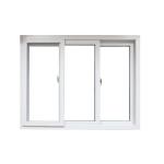 Hurricane Proof Impact Window PVC Sliding Windows Office Sliding Glass Windows