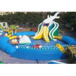 Inflatable water park / inflatable pool park air tight pvc tarpaulin for sale