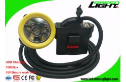 China 1.67W 10000 Lux Underground Coal Mining Lights With Low Power Warning Function supplier