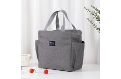 China Cationic Custom Insulated Lunch Bags Double Layer Leak Proof Lunch Bag supplier