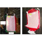 Potato ventilated bulk bags 1.5tonne , red breathable PP fabric FIBC Bags for sale