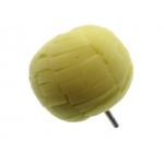 50g 80mm Yellow Car Polishing Sponges Ball For Car Wax And Car Wash for sale