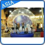 Human Inflatable Bubble Tent Xmas Inflatable Snow Globe EN - 71 for sale