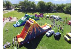 China New Design Inflatable Race Slide for 5K Bouncer Obstacle Challenges Run supplier
