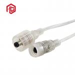 DC5521 Male And Female Transparent Butt Socket Car LED Waterproof Connector for sale