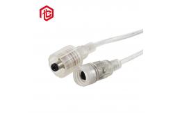 China DC5521 Male And Female Transparent Butt Socket Car LED Waterproof Connector supplier