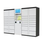 University College Parcel Delivery Lockers Automated Logistic with Different Size Color for sale