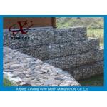 Galfan Galvanized Gabion Box , Gabion Wall Baskets For Riverbed Garden for sale