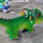 Customization Amusement Park Dinosaur Playground Equipment Interactive Electric Car