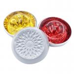 Red Blue Yellow White Green Tempered Glass Solar Cat Eye Reflective Powered Road Stud for sale