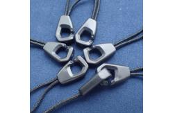 China Eco-Friendly PE Black Zipper Slider Puller  For Garmant or bag supplier