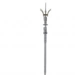 Galvanized Monopole Steel Tower With Aviation Lights Electrical for sale