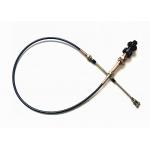 Black Push Pull Cable Parts Micro Adjust Control Heads For Regulating Valve