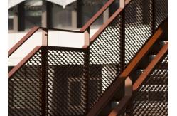 China 40 X 80mm Expanded Steel Mesh Sheet / Galvanised Steel Walkway Grating Customized supplier