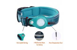 China Reflective GPS Polyester Pet Collars Leashes With Customizable Logo supplier
