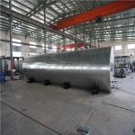 Q235B Steel Cuboid Shape Asphalt Heating Tank Heating By External Thermal Oil Boiler for sale