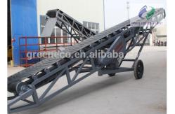 China Adjustable Height Flexible Industrial Belt Conveyor System Customized Dimension supplier