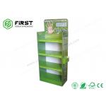 Customized Cardboard Box Displays Shelf Pop Up Corrugated Floor Display for sale