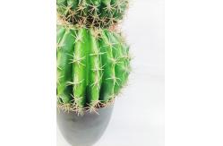 China Cactus Ball Highly Lifelike 90cm Artificial Succulent Plant Round Shape supplier
