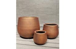 China Frost Resistant Fiberclay Planter Customized For Garden's Aesthetics And Durability supplier