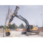 KM150 Loader Excavator Clam Shell Telescopic Arm For Construction Works for sale