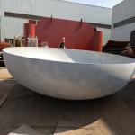 Alluminum Pressure Vessel Dished Head, Hemispherical dish end for sale