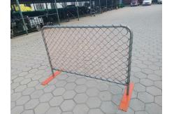 China Pvc Chain Link Mesh Temporary Event Fence Metal Flat Feet Crowd Control supplier
