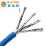4 Pairs BC Utp Ftp Cat6A Cat7 LAN Ethernet Cat5E Patch Cord Cable UTP Cable With Color-coded PE Insulation Materials for sale