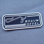 Multi Shape Seal Size ODM Rubber Clothing Labels for sale