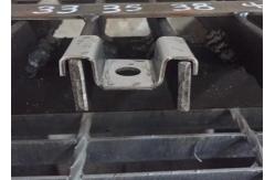 China Custom Steel Grating Clips / Galvanized Grating Clips Silver Appearance supplier