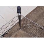 Stainless Steel Wire Rope Ferrule Mesh Black / Silver Excellent Heat Resistance