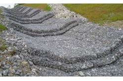 China Galfan Pre Made Gabion Baskets  Gabion 60mm X 80mm supplier