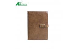 China Embossed Logo Ring Binder Organizer Customized Size Magnetic Flap Opening supplier