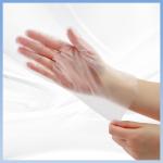 Anti - Slip Disposable TPE Gloves Air Permeability Effective Hand Protection for sale