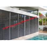 Windproof Aluminum Storm Windows Jalousie Louver Windows With Screen Mesh for sale