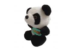 China Customization Logo Rings Key Chian Toys With Bee And Panda Keychain supplier