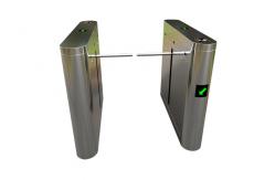 China Bi Directional Bridge Drop Arm Turnstile 1000mm Channel Width Flow Control supplier