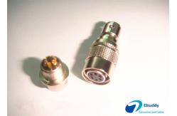 China Male And Female Self Latching  Circular Connectors 6 Pins Compatible supplier